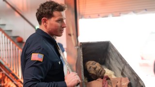 ‘9-1-1’ Prop Master Explains How His Team Made That Creepy Skeleton for Season 8’s Halloween Episode | Photos