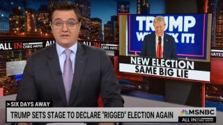 Chris Hayes Warns Trump Plans to Repeat the 2020 Election Strategy: ‘Cheat and Sow Doubt’ | Video