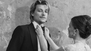 Jake Bongiovi Wears All Banana Republic at His Tuscany Wedding to Millie Bobby Brown