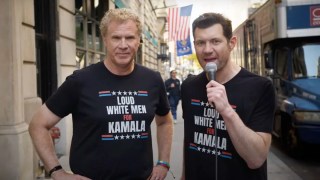 Will Ferrell Joins ‘Billy on the Street’ to Rock the Loud White Men’s Vote for Kamala Harris | Video